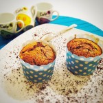 Muffin con polvere di caffè