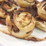 Roselline di sfoglia al radicchio