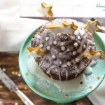 Muffin gigante al cacao e gocce di cioccolato