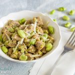 Gnocchetti integrali con fave e pecorino