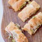 Strudel salato zucchine e salmone